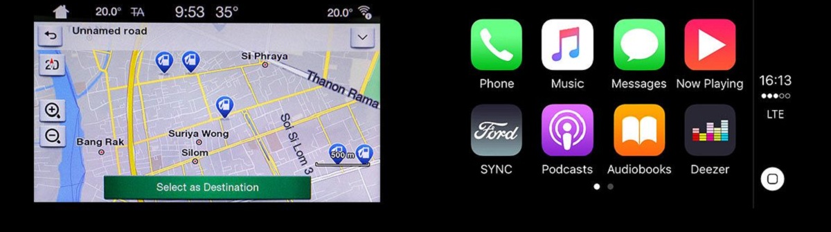 hỗ trợ Apple CarPlay4 và Android Auto5, nhờ đó bạn có thể sử dụng các ứng dụng di động yêu thích khi đang ở trên xe.